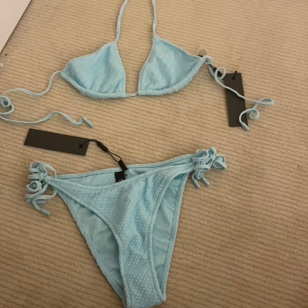 triangl vinca blue bikini new with tags